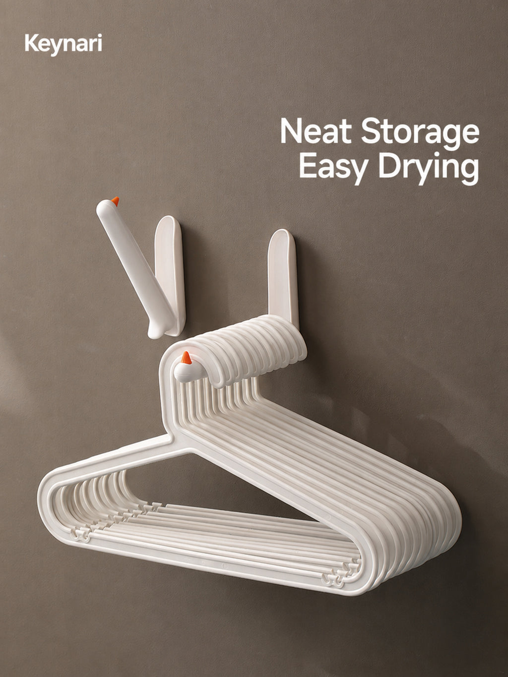 Foldable Anti-Drop Wall-Mounted Hanger Organizer