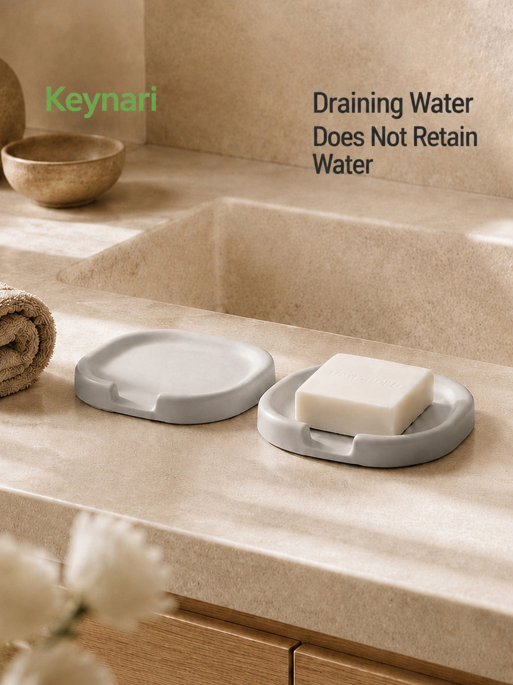 Self-Draining Soap Dish