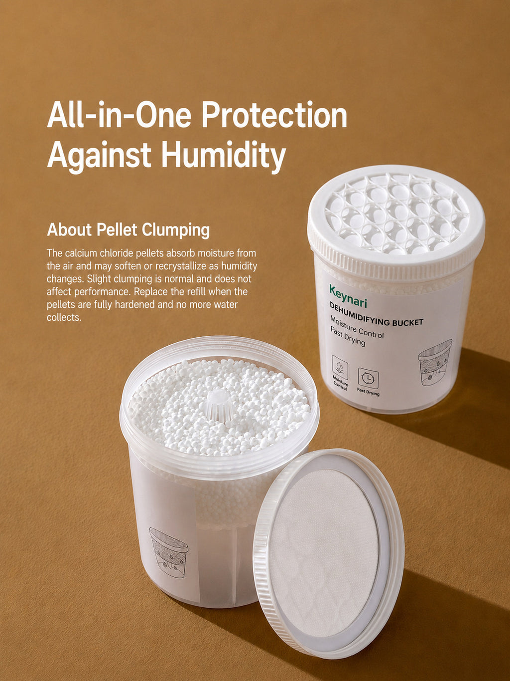 Reusable Dehumidifying Bucket