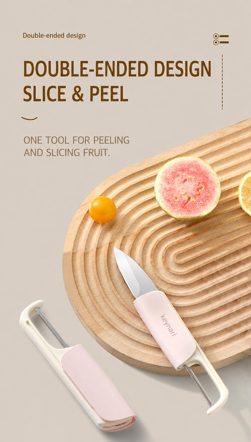 2-in-1 Portable Folding Fruit Peeler
