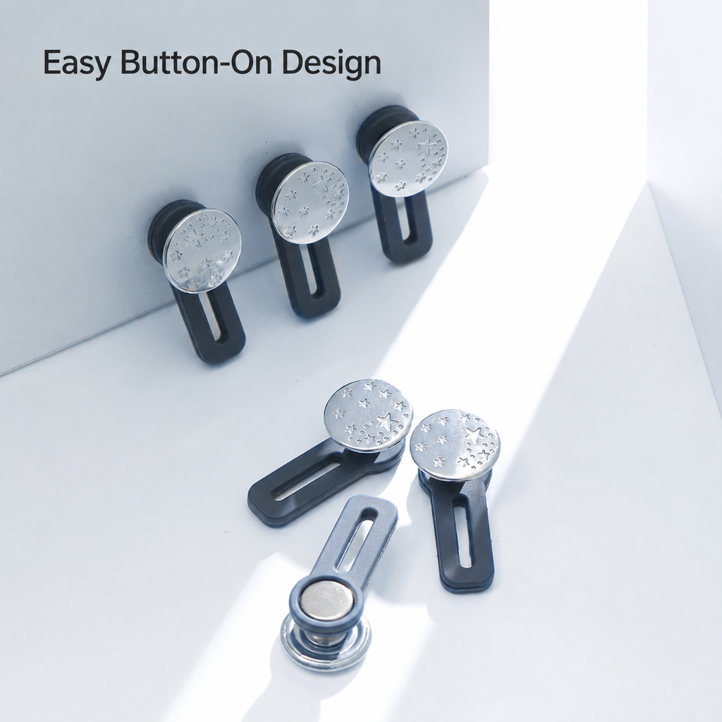 Adjustable Waist Extender Buttons – Instant Extra Room