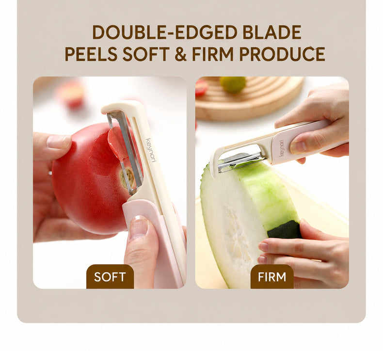 2-in-1 Portable Folding Fruit Peeler
