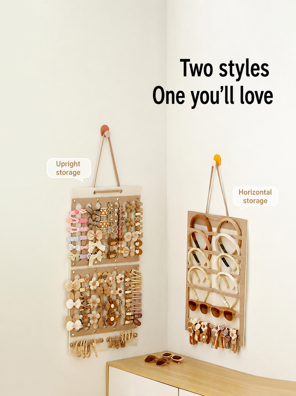 Wall-Mounted Hair Accessory Organizer main image 2