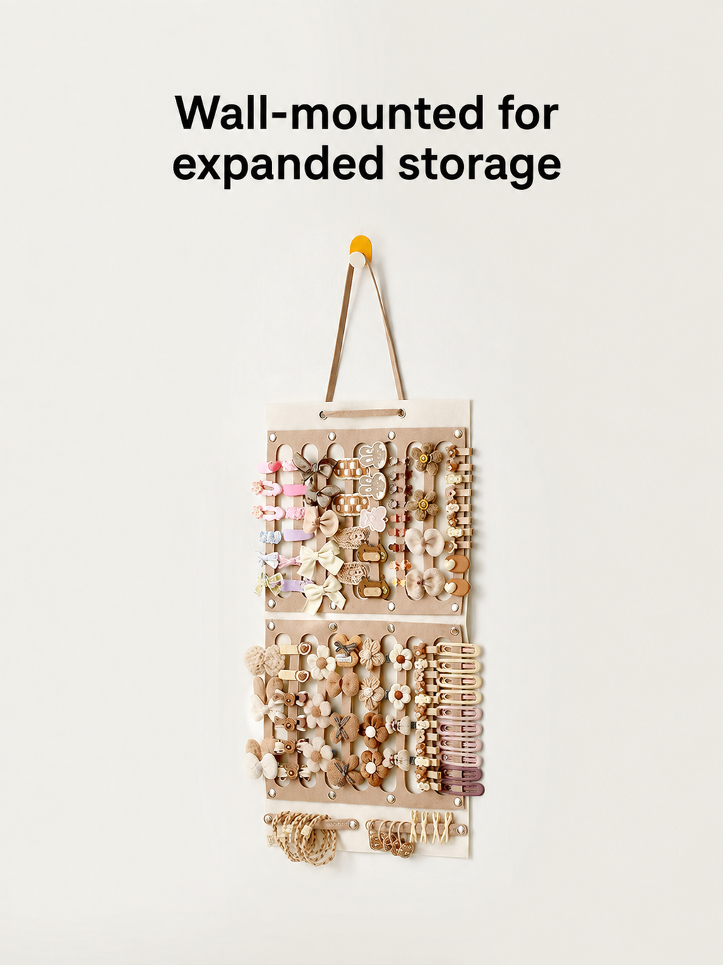 Wall-Mounted Hair Accessory Organizer main image 4