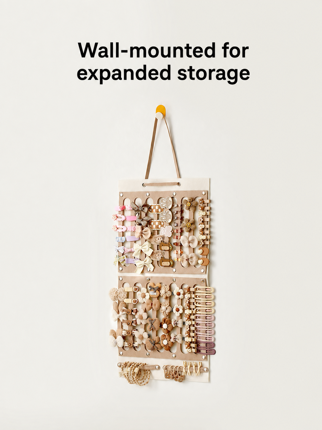 Wall-Mounted Hair Accessory Organizer main image 4