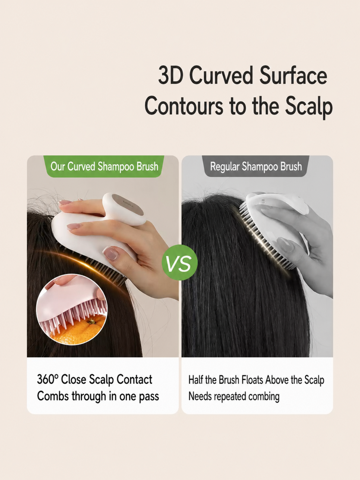 Scalp Massage Shampoo Brush