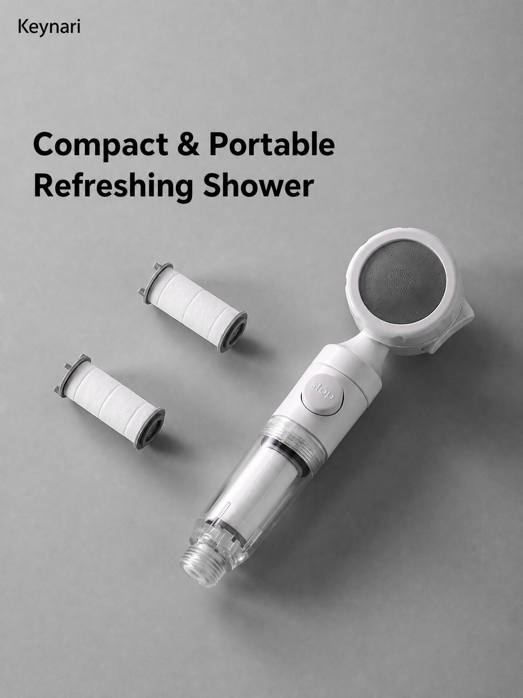 Portable Filtered Shower Head