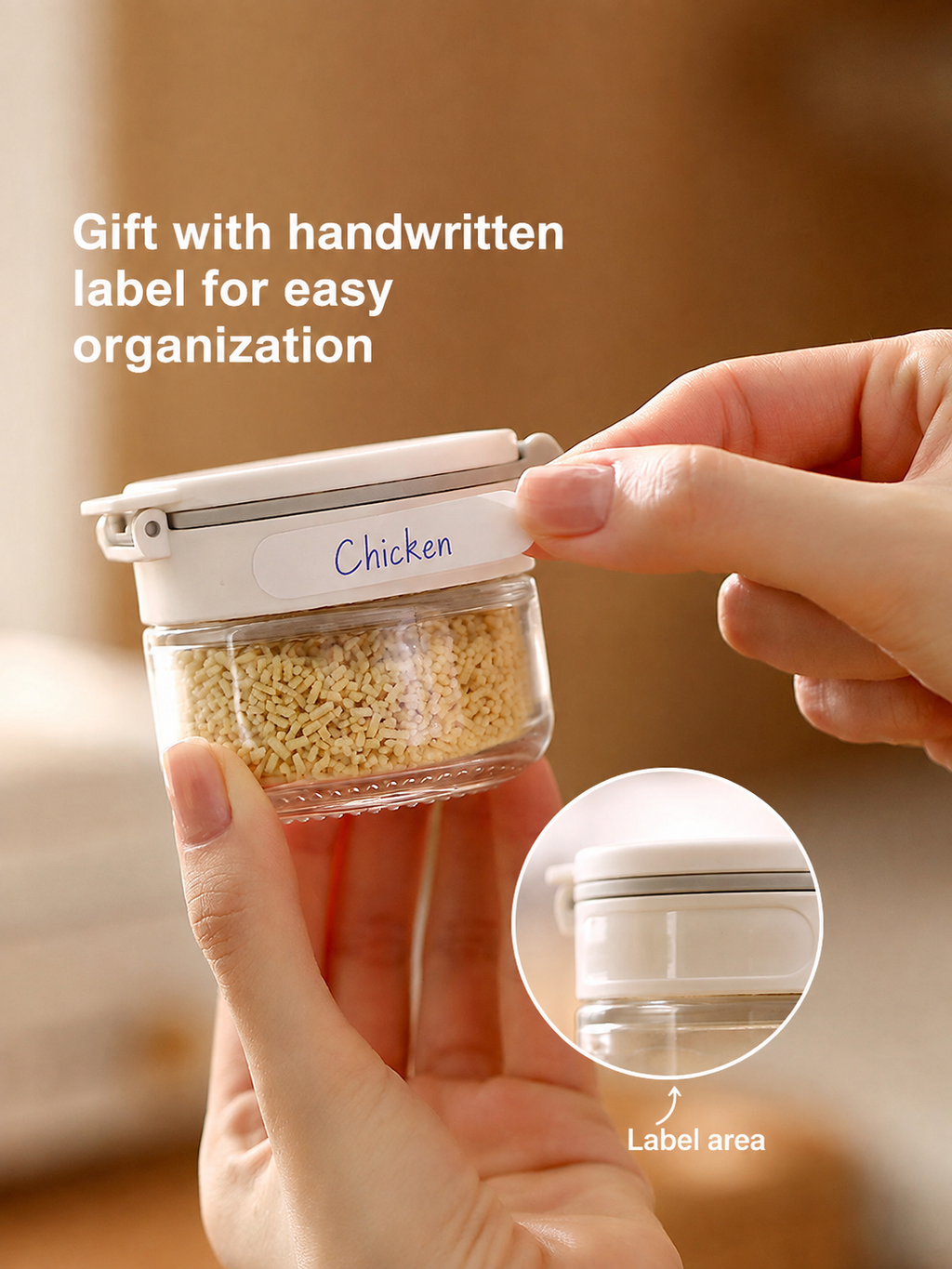 Dual-Lid Anti-Clog Seasoning Jars